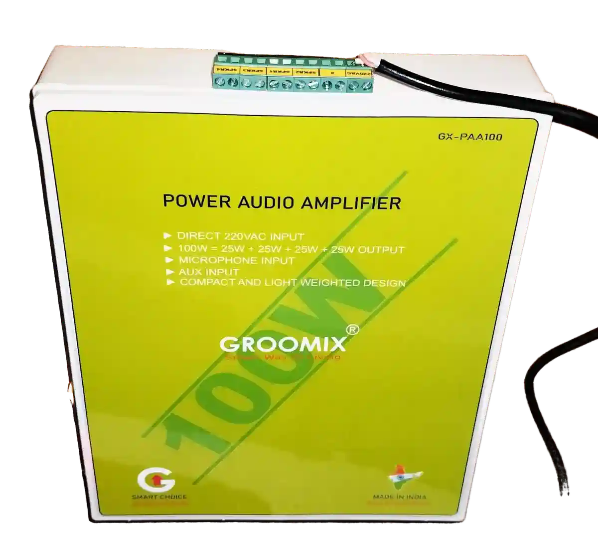 image of _Groomix powerfull audio amplifier GX-PAA100 100W audio amplifier